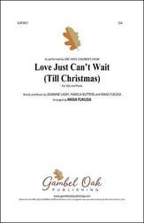 Love Just Can't Wait (Till Christmas) SSA choral sheet music cover